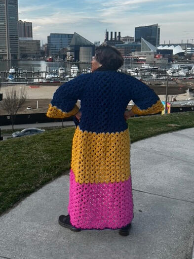 Crochet is probably my most expensive hobby, but it brings me so much joy. I took it up in the midst of all of my activism and now it's a core part of my interdisciplinary practice.Click for details about my first designer fashion show on September 5th.